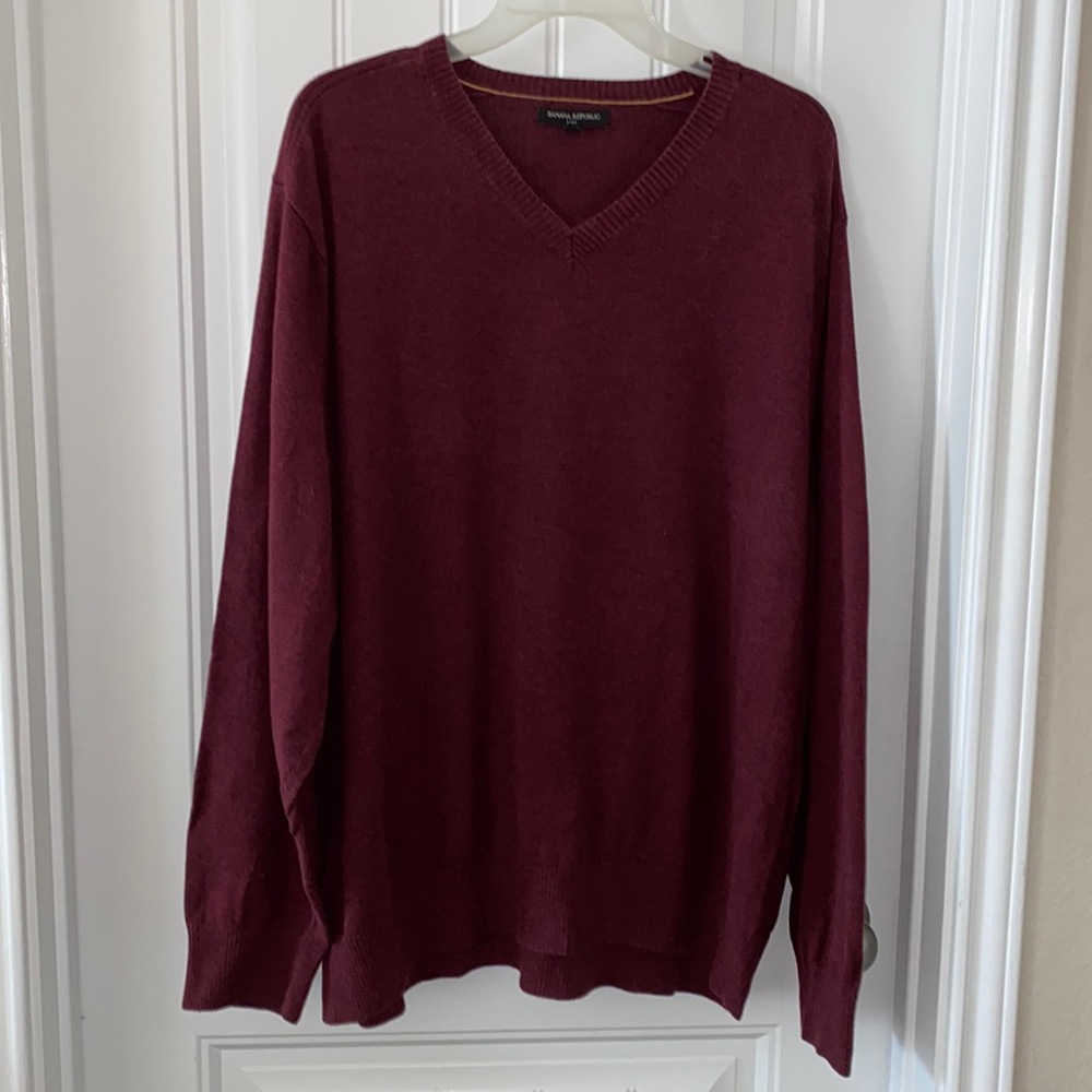 Banana Republic XXL Burgundy sweater